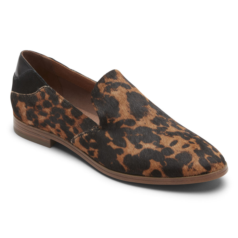 Rockport Womens Perpetua - Loafers Leopard - OLQ278645